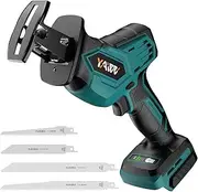 Cordless Reciprocating Saw for Makita 18V Battery, 3 Variable Speed 0-3500 Brushless Recipro Saw, Tool-free Blade Change, 4 Saw Blade Potable Recipro Saw kit for Wood/Metal/PVC Cuts - Tool Only
