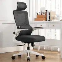 在飛比找momo購物網優惠-【全方位戶外用品館】3D護腰人體工學電腦椅(人體工學電腦椅 