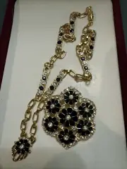 Camrose & Kross Jacqueline Kennedy Grand Tour Pendant Necklace Pin Brooch JBK
