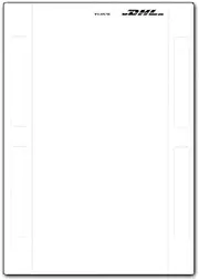 Self-Adhesive Parcel Labels Address Stickers Online Franking Stickers DHL Shipping Labels A5 New (400)