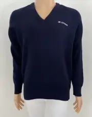 Queensland Rail L / 18 Hard Yakka Navy 50% Wool / Acrylic Jumper Pullover Train