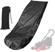 Lawn Mower Cover with Drawstring and Storage Bag, Waterproof Lawn Mower Protective Cover, Universal Push Mower Cover for Most Lawnmowers, 193 x 63.5 x 112 cm
