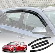X-CAR Weathershields for Hyundai Accent Hatch 2011-2019 Car Weather Shields Wind Deflectors Window Sun Visor 4 Pcs