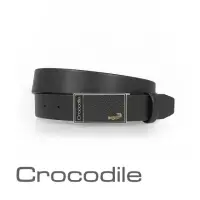 在飛比找momo購物網優惠-【Crocodile】鱷魚皮件 真皮扣式皮帶 0101-40