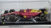 Bburago 1:24 Ferrari Racing 2022 F1 75 Sainz No. 55 Model Diecast Toy 14y+
