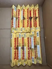 Toblerone 12 PK Milk Chocolate Bar Honey & Almond Nougat, 3.52 oz, EXP 12/25