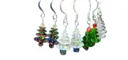 Jewelry - Earrings - Holiday - Christmas/Winter - Crystal Christmas Trees
