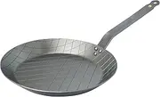 [DE BUYER] 5616.24 Mineral B Round Carbon Steel Steak Fry Pan 9.5-Inch Metallic Small