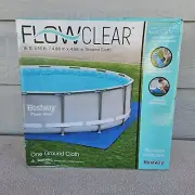 Bestway Round Swimming Pool Ground Floor Protector 16x16 Flowclear