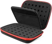 WOONEKY Zipper Dice Bag Large Dice Organizer Case Dividers Compact Storage for Tabletop Games Portable Set Container Role