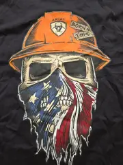 ARIAT Rebar Workman Born For This SS T-Shirt Men's XL Black NWT