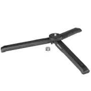Aluminum Mini Tripod, Tabletop Handheld Tripod with 1/4'' and 3/8'' Screw, Po...