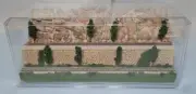 Z SCALE 13" 2-LEVEL ROCK CLIFF -DISPLAY CASE -FOR ANY Z TRAIN