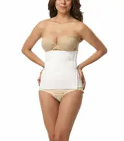 Isavela 12" One Piece Post Surgical Abdominal Binder w/ 2 'Split' Panels