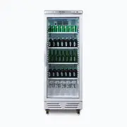 Bromic Refrigeration Bromic Upright Display Fridge Flat Glass Door 290L GM0300 - Commercial Drink Fridges (BR-3736034) - 3736034-NR-BR