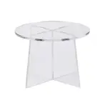 Acrylic Corner Plant Stand Clear Indoor Plant Shelf Plant Flower Display Rack