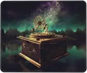 Dream Music Box Mousepad with Non-Slip Rubber Base, Waterproof Gaming Mousepad with Stitched Edge, Laptop Mousemat Washable Mousepad Lycra Cloth, Mice Pad for Computer Office 7 X 8.6 in