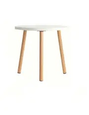 [SOGA] Small Side Coffee Table 60x60cm in White