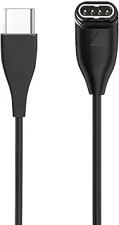 Compatible with Garmin Watch Charger USB C Charging Cable for Garmin Watch Fenix 7, 7S, 7X, 6, 6S, 6X, 5, 5S, Forerunner 245, 945, Instinct 2, 2S, Vivoactive 4, 4S, 3, Vivosmart 5, 1m