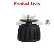 Tripod Monopod Foot Pad 1/4 to 3/8 Mount Non-slip Foot Pad for Monopod C