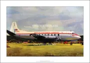 British European Airways Vickers V.700 Viscount A2 Art Print – 59 x 42 cm Poster