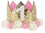 [VPbao] Kids Princess Headwear Birthday Rose Elastic Headband Hair Accessories