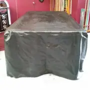 Full Length Heavy Duty FITTED Pool Snooker Billiards TABLE COVER - 7' - BLACK