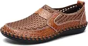 [kvdrcs] Men's Breathable Casual Mesh Loafers Slip On Walking Shoes Drving Moccasin