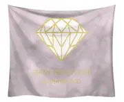 T60 150*130cm White Diamond Pattern Wall Carpet Beautiful Wall Background Cloth Tapestry Bedroom Living Room Decoration