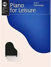 AMEB Piano for Leisure Series 4 Preliminary Grade Book Blue/White