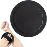 Rubber Bath Scrubber - Bath Scrubber For Body | 5 Pieces Shower Tool | Rubber Deep Cleaning Body Gloves For Mud Scrubbing Round Dry Brushing Massaging Travel Elderly Care, Black
