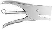 SEWACC 1pc 20 Sheets Stapler Cordless Hole Puncher Small Hand Mini Office Supplies Booklet Dispenser Handle Book Sewer Silver