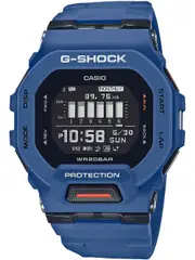 Casio G-Shock GBD-200-2ER Black Dial Blue Resin Mens Watch