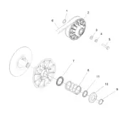 POLARIS RZR S 800 SECONDARY DRIVEN CLUTCH