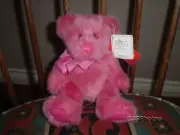 Russ Berrie 9 inch Teddy Bear Luv'Ums Memories of Love Pink Plush