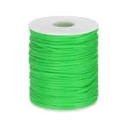 54.6 Yards Hollow Pipe Rubber Cords 2mm Hollow Tube Green