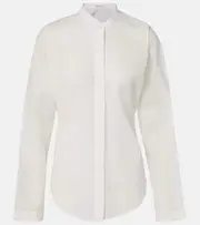 [Alaia] Alaïa Cotton and linen blouse AU 18 white