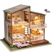 CUTE ROOM DIY MINIATURE HOUSE KIT "SLOW TIME VILLA", 1:24, A080-A, HC_OZ