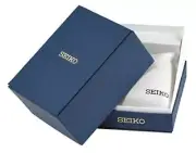 New 10 SEIKO Empty Watch Box Blue Presentation Watch Case