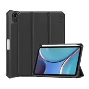 For iPad mini 6 Case,Karst Smart Folio PU Leather Case, 3-fold Cover, Black