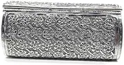 [Generic] 925 Sterling Silver Clutch Purse for Women, 17.5 x 8.5 x 4.5 cm, 302.5g