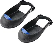Eigell 2Pcs Toe Cap Safety Overshoes, Overshoes Workplace Cover Rubber Portable Anti Smashing Shoes Covers, S