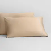 Sheridan 1200TC Palais Lux Pillowcase Pair in Almond/Brown Size: Standard Material: Cotton @Sheridan Rewards
