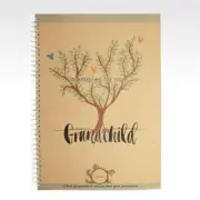 RHICREATIVE Grandchild Record Book Journal Photo Album Scrapbook Grandparents