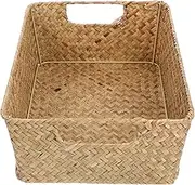 Bread Tin Replacement Woven Basket Straw for Sourdough Desktop Sundries Holder Mat Grass Basket