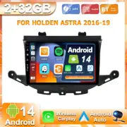 FOR HOLDEN ASTRA 2016-19 Car Stereo Navi Android 14 Car Play DAB+ Head Unit 32GB