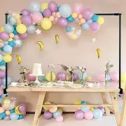 over The Table Rod Stand with Clamps Balloon Flower Arch Stand for Birthday