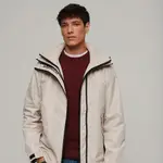 【SUPERDRY】男裝 防風外套 長袖外套 YACHTER WINDBREAKER 褐灰色 經典三層拉鍊