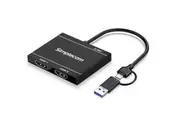 Simplecom DA327 USB 3.0/USB-C to Dual HDMI Adapter