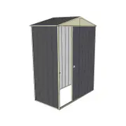 Build-a-Shed 1.5 x 0.8 x 2.3m Front Gable Single Sliding Door Shed - Grey